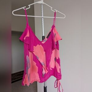 Pink Floral Women's Top